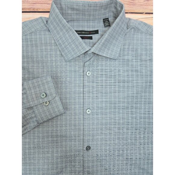 John Varvatos Mens Slim Fit Long Sleeve Dress Shirt 17-36/37‎ - Picture 4 of 7
